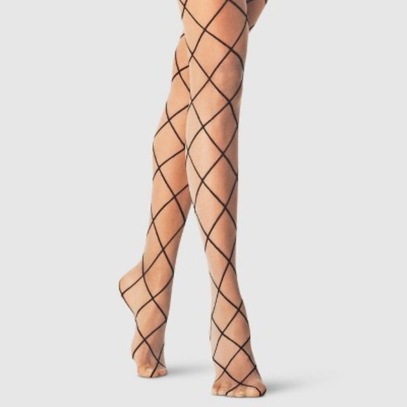 a new day Accessories - A New Day Women's Diamond Shift Fashion Tights, Nude L/XL